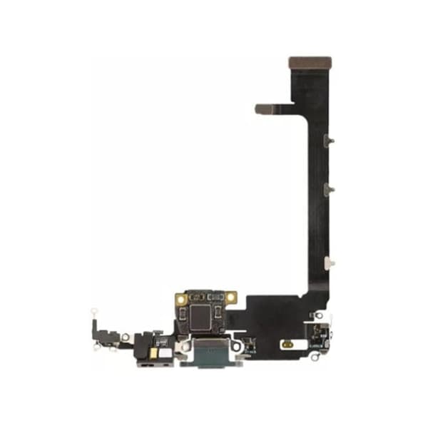 Original iPhone 11 Pro Max Laddkontakt  - Grön Svart