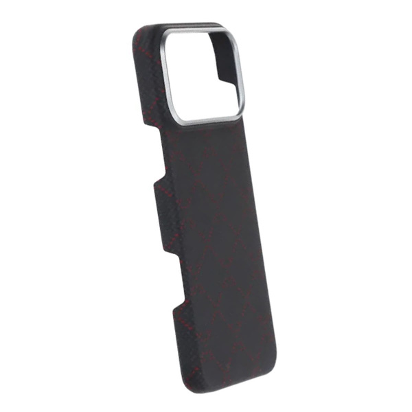 Kevlar Woven Magnetic Case - iPhone 17 Pro Max Black Check