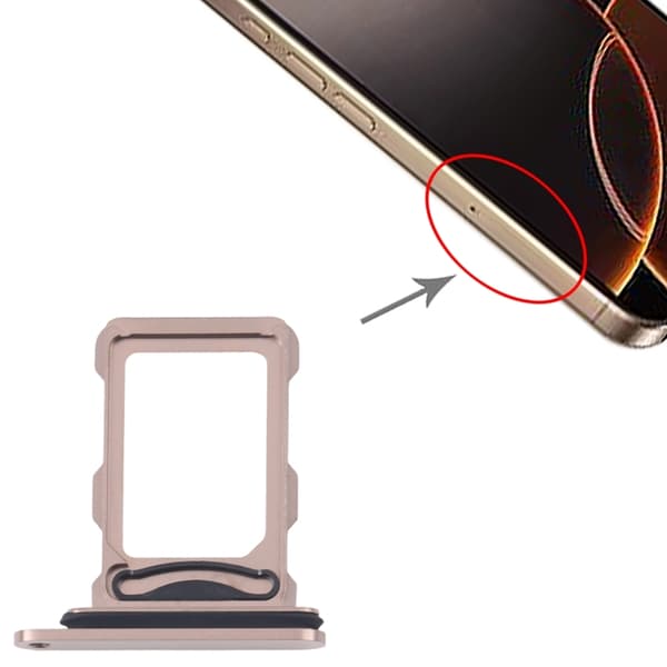 iPhone 16 Pro and 16 Pro Max SIM Card Holder - Sand Titanium