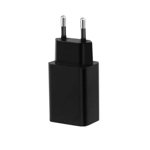 SiGN Väggladdare för iPhone, iPad, Android 1xUSB-A, 2.4A - Svart Svart
