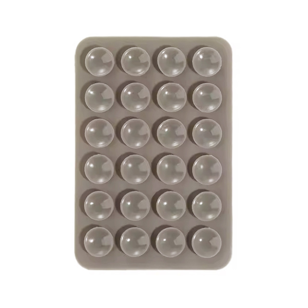 Double-sided mobile phone holder with suction cups - Grey