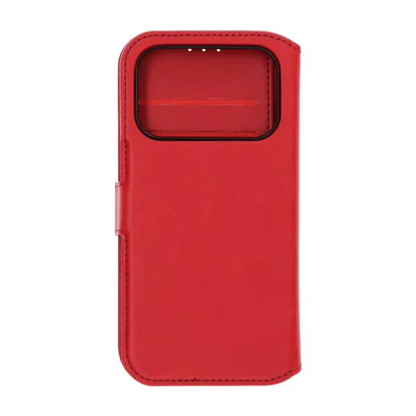 Rvelon Plånboksfodral Magnet för iPhone 17 Pro - Röd