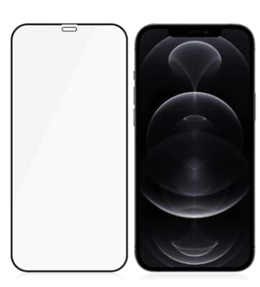 Skärmskydd i Härdat Glas för iPhone 12/12 Pro Svart