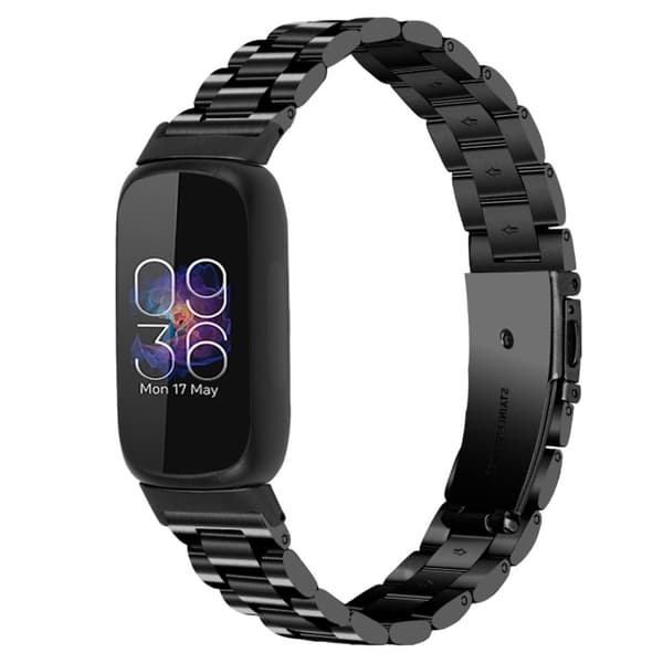 Fitbit Inspire 3 Stainless steel watch strap - Black