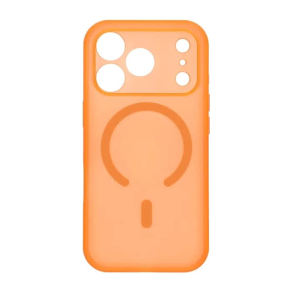 Slimmat MagSafe-skal med kameraskydd för iPhone 17 Pro - Orange