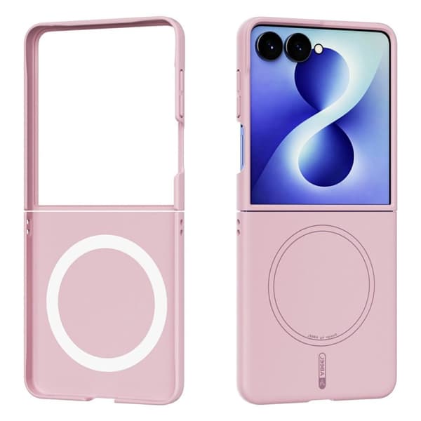 ABEEL Samsung Galaxy Z Flip8 MagSafe Case in Silicone - Pink