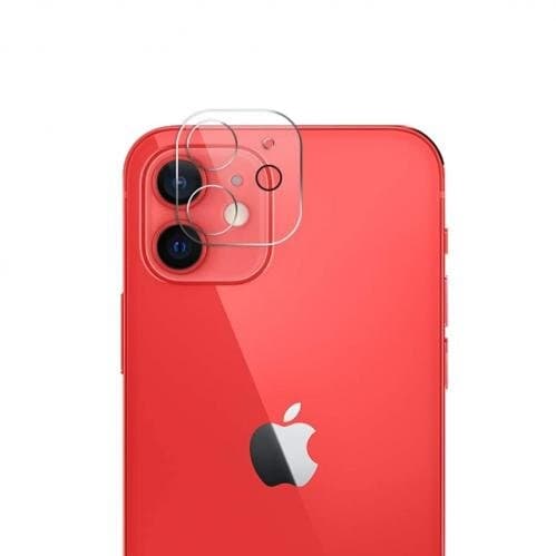 Ultra Clear Linsskydd i Härdat Glas för iPhone 12 Svart