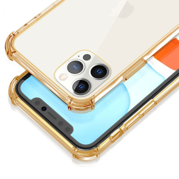 Shockproof Skal för iPhone 12/12 Pro Hög kvalité - Guld