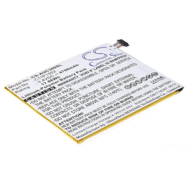Battery for Battery C11P1502  for Asus, 3.8V, 4700mAh