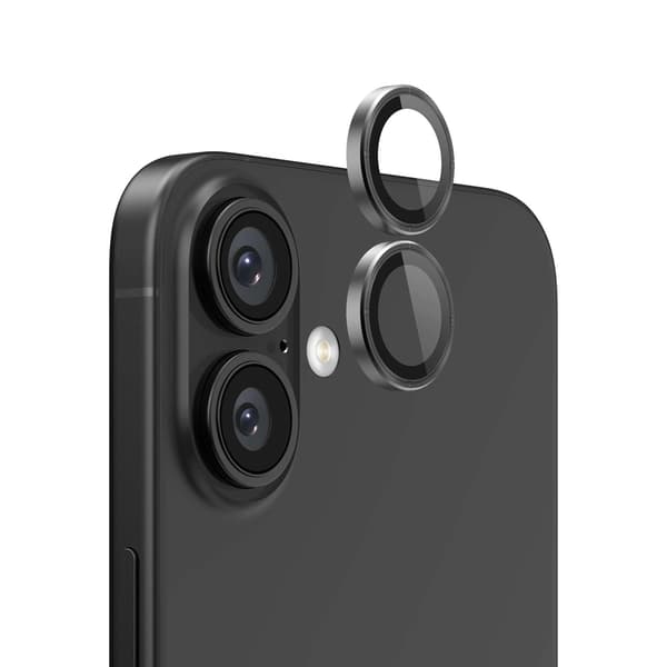 iPhone 16 and 16 Plus Lens Camera Cover - Black