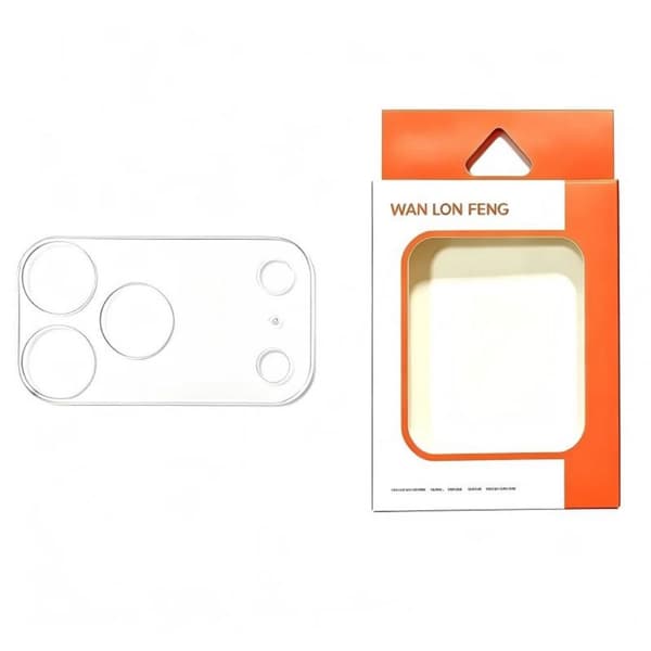 iPhone 18 Pro Lens Protector Tempered Glass Full Coverage - Transparent