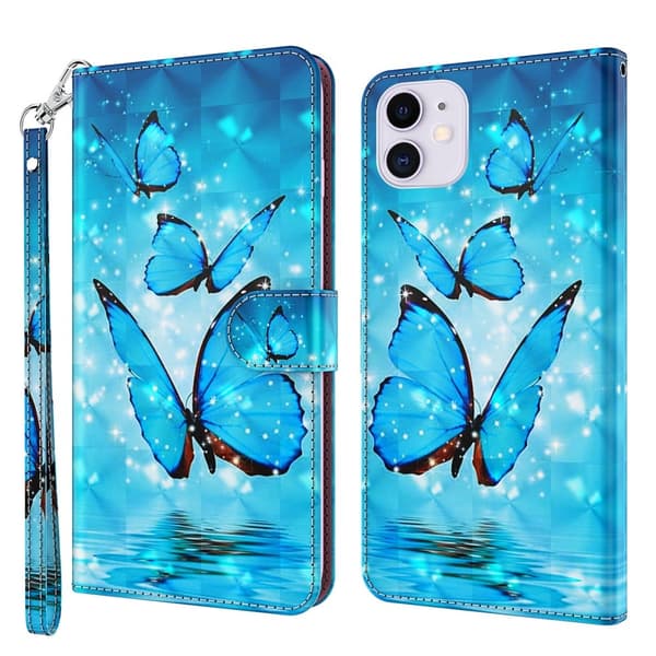 IPhone 13 cover - Blue Butterfly
