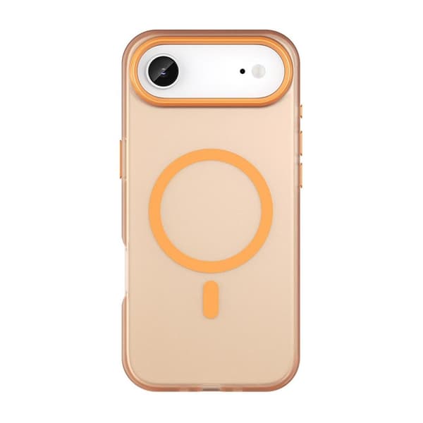 Mobile phone case with camera protection for iPhone Air - Frosted Orange