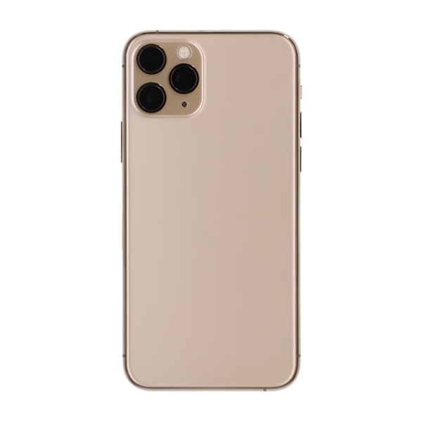 iPhone 11 Pro Baksida med Komplett Ram Premium - Guld