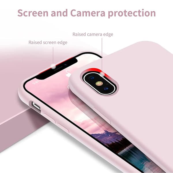 iPhone X/XS Silikonskal Rvelon - Sand Rosa