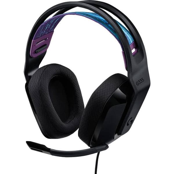Original Logitech G335 On-ear Headset - Svart Svart