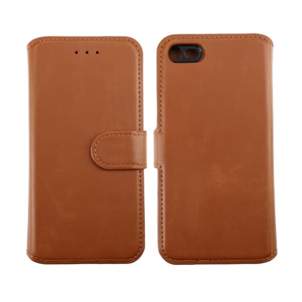 iPhone 7/8/SE (2020/2022) Plånboksfodral Magnet Rvelon - Guldbrun