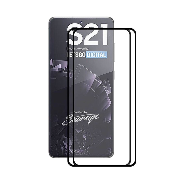 Hat Prince Skärmskydd i Härdat Glas för Samsung Galaxy S21 5G, 2