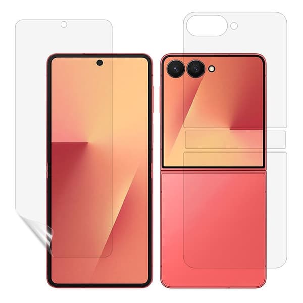Samsung Galaxy Z Flip8 Screen Protector Set 3 pcs TPU+PET with Hinge Protection