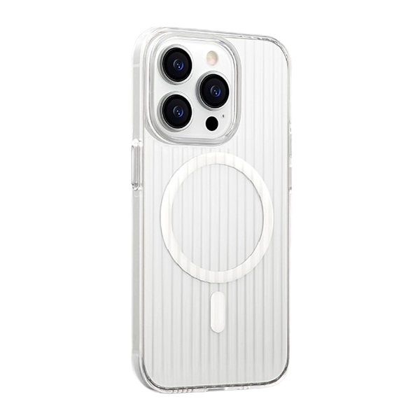 iPhone 13 Pro Mobile Case Corrugated - Transparent