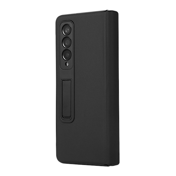 Samsung Galaxy Z Fold 3 Mobilskal Fodral Läder - Svart