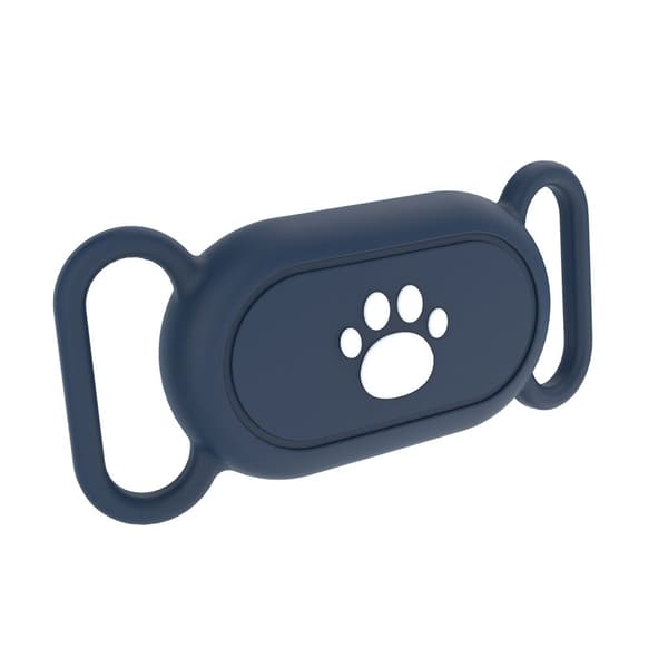 Samsung Galaxy SmartTag 2 Waterproof Protective Case for Pet Collars - Blue Paw Print