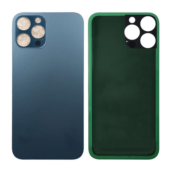 iPhone 13 Pro Max Back Glass with Adhesive Tape - Blue