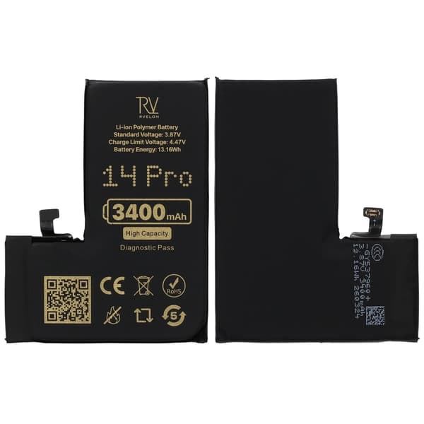 RV Battery iPhone 14 Pro 3400mAh Diagnostic Pass High