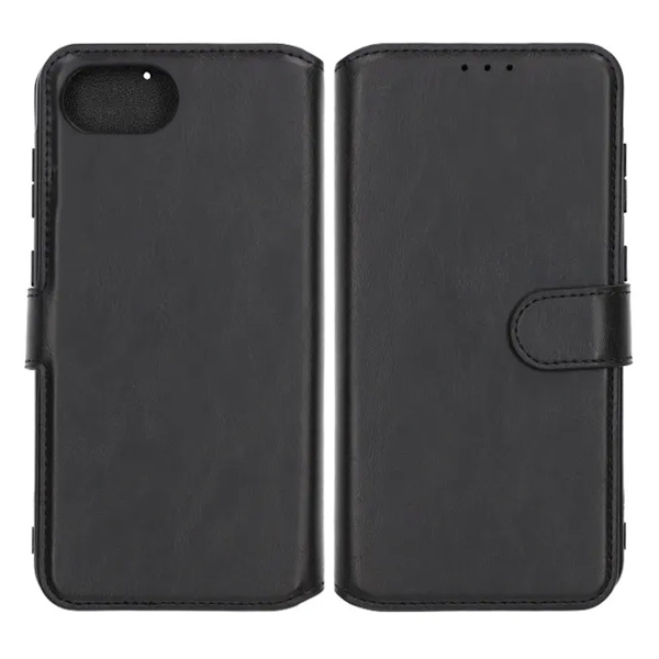 Rvelon Wallet Case Magnet for iPhone 16e - Black