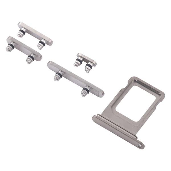 Buttons and SIM Card Holder for iPhone 16 Pro and 16 Pro Max - Natural Titanium