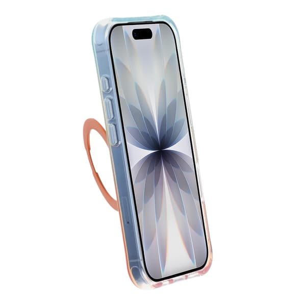 Ice Shell 360° Rotatable Magnetic Kickstand Phone Case - iPhone 17 Orange
