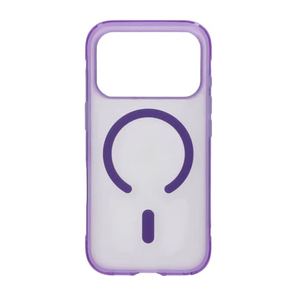 Matte Magnetic Shockproof Airbag  Case For iPhone 17 Pro Max Purple