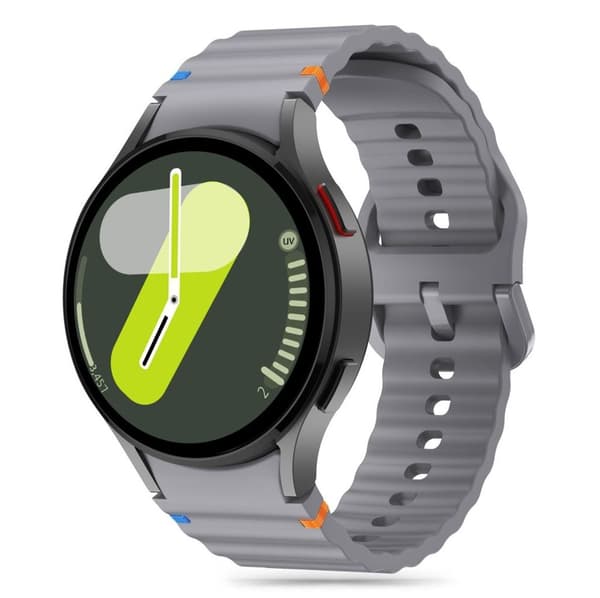 Tech-Protect Silicone Sport Watch Strap Galaxy Watch 4/5/5 Pro/6/7/FE - Gray