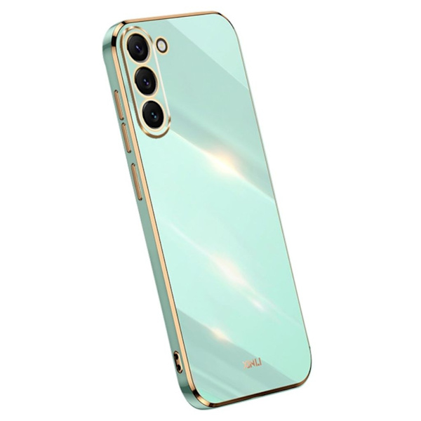 Samsung Galaxy S24 Case with gold edges - Mint