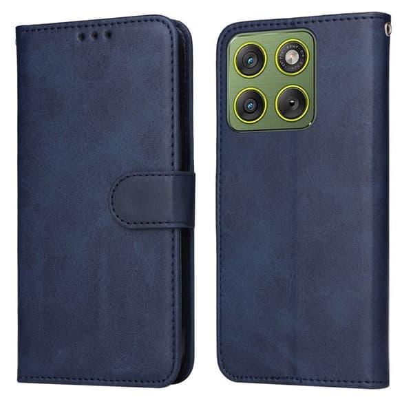 Motorola Edge 70 Wallet Cover PU Leather Stand - Blue