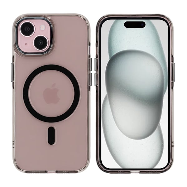 iPhone 15 TPU Mobile Case with Magnet Rvelon - Black