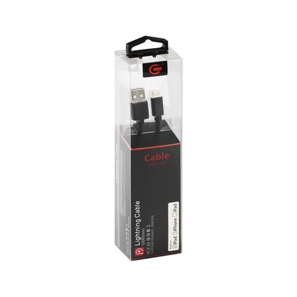 G-SP Laddkabel iPhone/iPad/Airpods MFi 3 meter - Svart