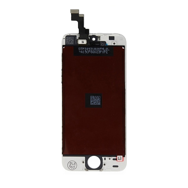 iPhone SE/5S LCD Skärm Refurbished - Vit