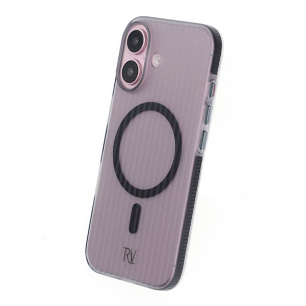 iPhone 16 Mobile Case Corrugated Magsafe Rvelon - Black