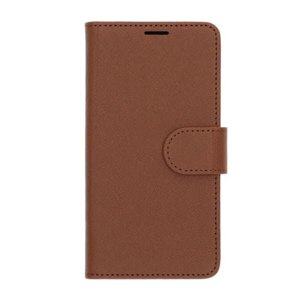 Flip Stand Leather Wallet Case For Samsung S26 Brown