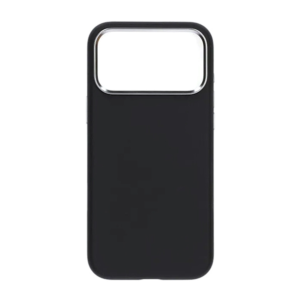 Mobile Case for iPhone 17 Pro Max - Camera Protection Black PU Leather