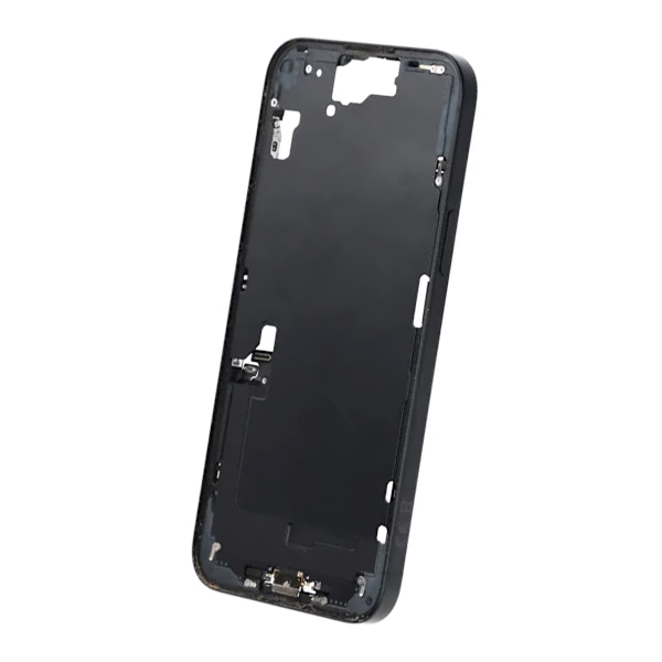 Middle frame with small parts for iPhone 15 Plus - Black OEM