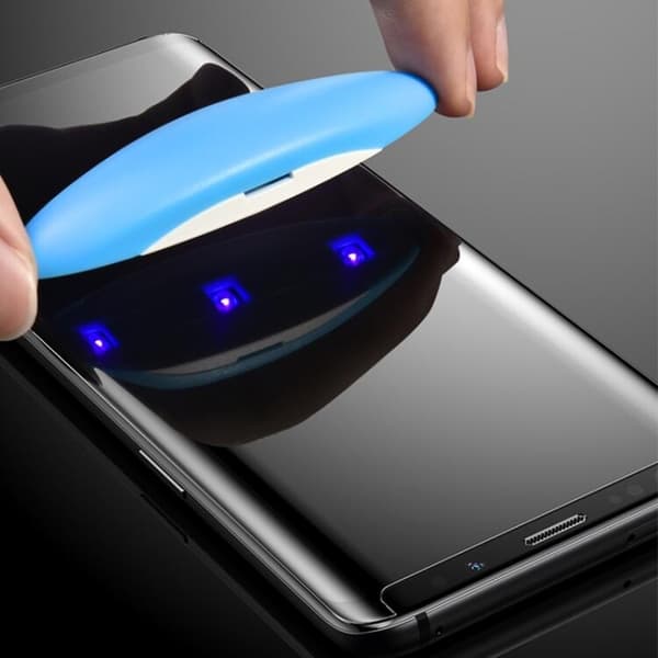 Samsung Galaxy S9 Plus MOCOLO UV Skärmskydd i 3D Härdat Glas Svart