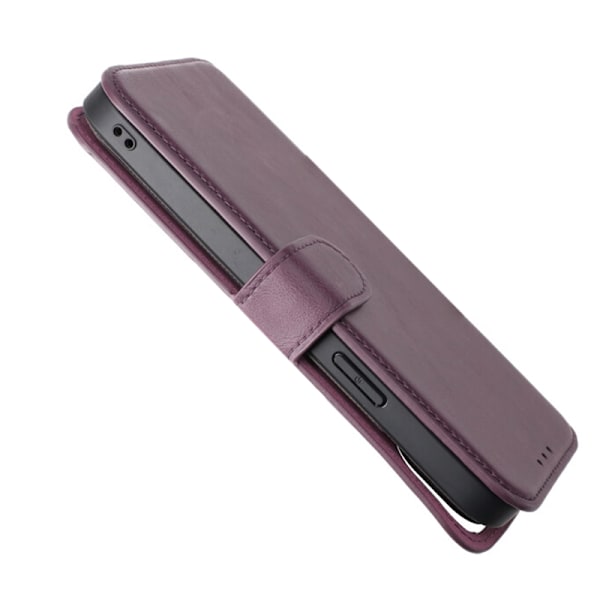 iPhone 15 Plus Plånboksfodral Magnet Rvelon - Lila