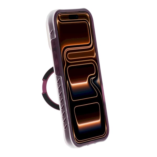 Armor Matte Frosted Magnetic Case with 360° Rotatable Kickstand - iPhone 17 Pro/18 Pro Purple