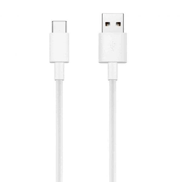 Original Huawei USB-A till USB-C 3A - 1M - Vit Svart