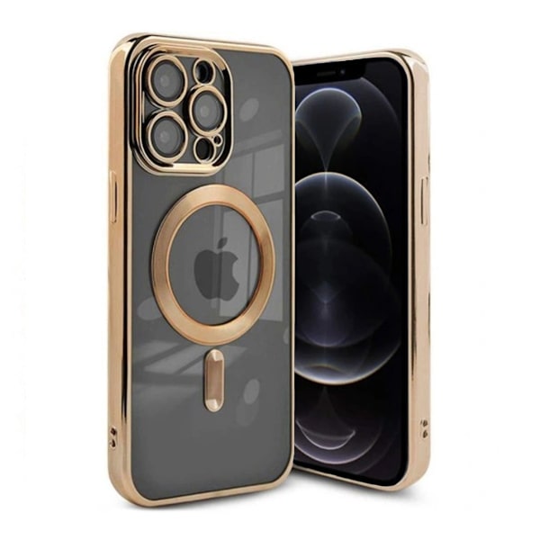 Luxury Phone Case with Magsafe iPhone 12 Pro Max - Gold