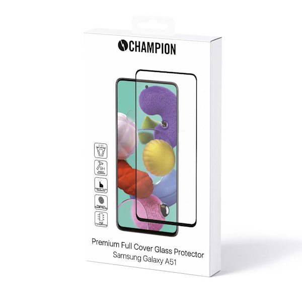 Champion Skärmskydd i Härdat Glas för Samsung Galaxy A51