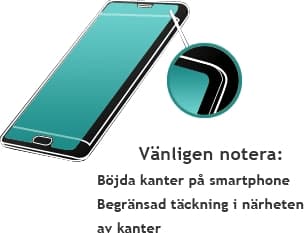 Härdat glas Samsung Galaxy S7 Svart