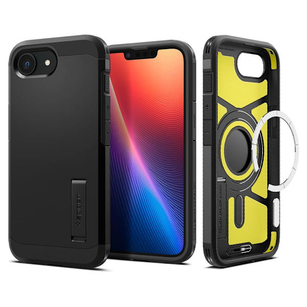 Spigen Tough Armor MagSafe Case for iPhone 17e/16e - Black